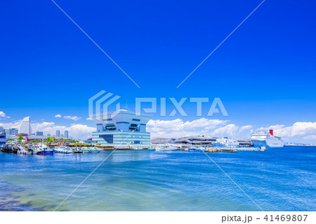 神奈川 横浜 大桟橋の風景(山下公園より) 神奈川 横浜 大桟橋の風景(山下公園より) 41469807