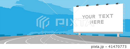 Advertisement Big Billboard Signage Highway 41470773
