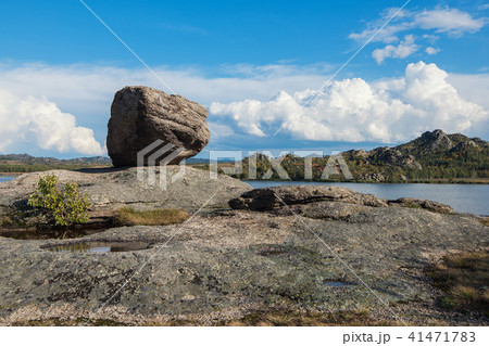 Beauty view on Kolyvan lake 41471783