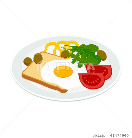 breakfast with egg 41474940