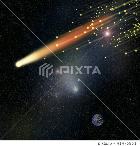 放射光　閃光　流星　宇宙　星雲　サイエンス　銀河 41475951
