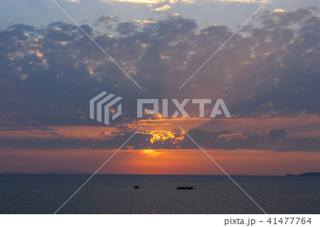 風景 日没 夕焼け 41477764