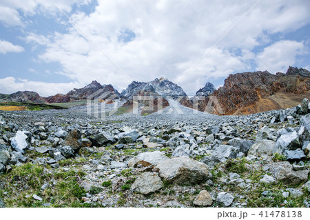 白頭山 風景 岩 41478138