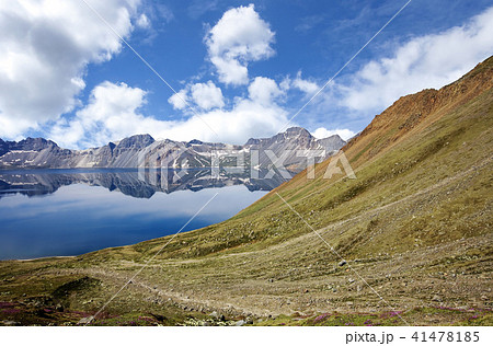 白頭山 風景 山 41478185