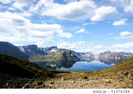 白頭山 風景 山 41478188