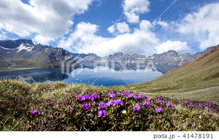 白頭山 風景 山 41478191