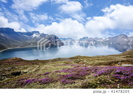 白頭山 風景 山 41478205