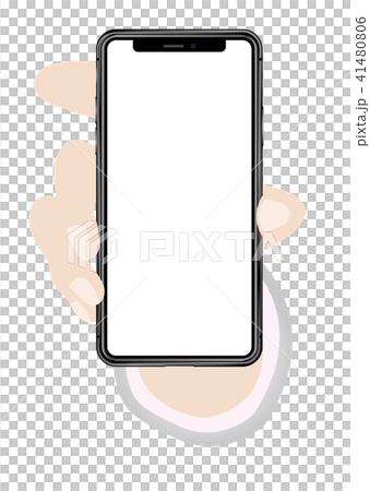 Hand showing smartphone 41480806
