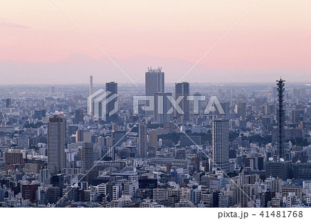 日本の東京都市景観　池袋副都心などを望む 41481768