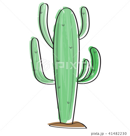 Isolated retro cactus icon 41482230