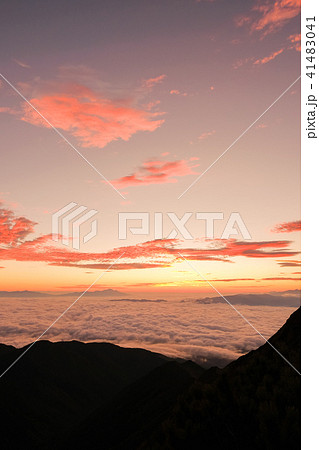 山上の夜明け 41483041