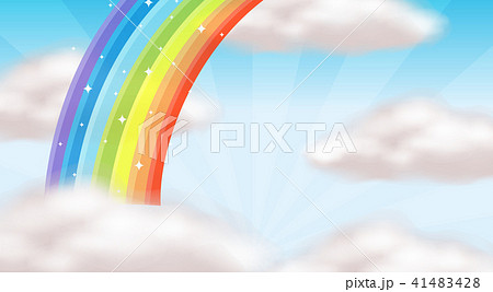 A Beautiful Rainbow Sky 41483428