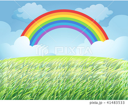 A Rainbow Over Rice Paddy 41483533