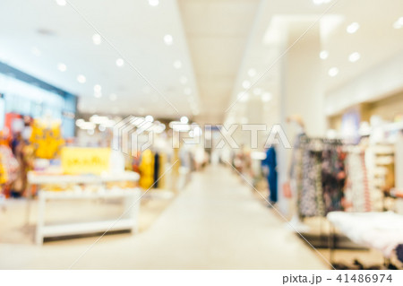 Abstract blur and defocused shopping mall of department store 41486974
