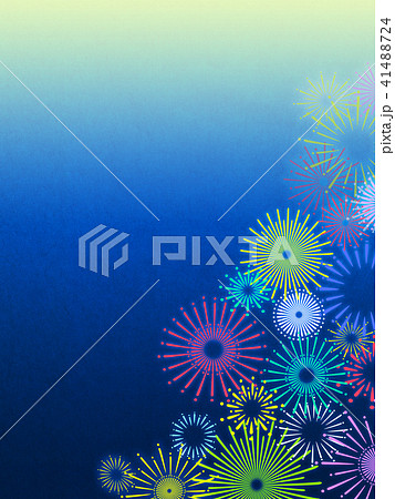 背景素材 花火 背景素材 花火 41488724