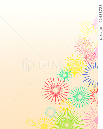 背景素材　花火 41488728