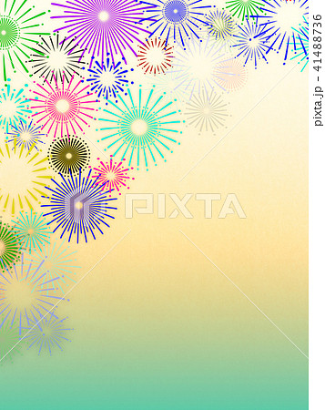背景素材 花火 背景素材 花火 41488736