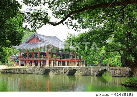 観光地 広寒楼 湖 41489193