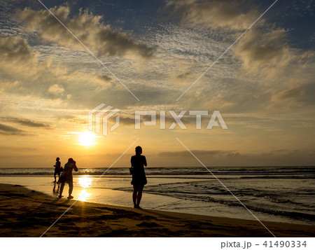 夕日 日没 夕焼け 41490334