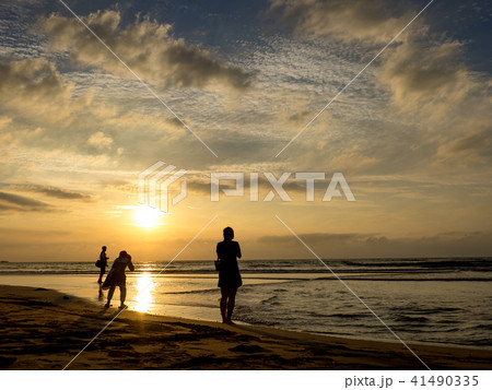 夕日 日没 夕焼け 41490335