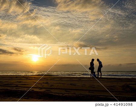夕日 日没 夕焼け 41491098