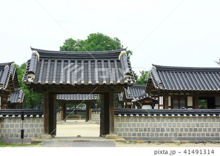 韓屋 観光地 木 41491314