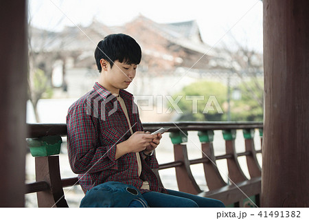 旅行 若い男 若い男性 41491382