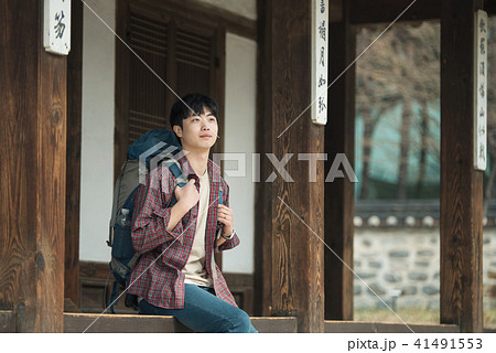 旅行 若い男 若い男性 41491553