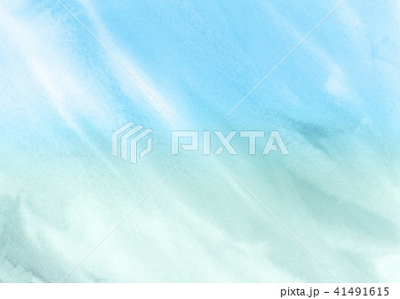 水彩画青緑色薄い 41491615