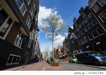 オランダ 街並み 青空 オランダ 街並み 青空 41491749