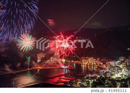 （静岡県）熱海100万ドルの夜景と海上花火 41493111