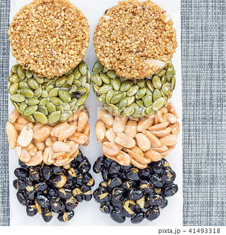 Korean traditional sweet snacks. Top view 41493318