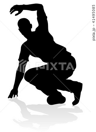 Street Dance Dancer Silhouette 41495085