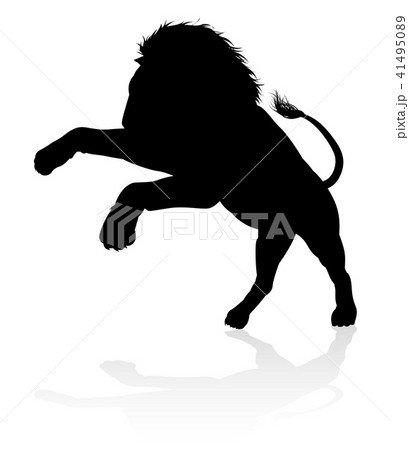 Silhouette Lion Graphic Silhouette Lion Graphic 41495089