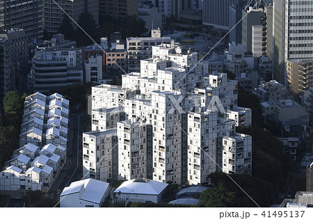 日本の東京都市風景「不思議な建物などを望む」 日本の東京都市風景「不思議な建物などを望む」 41495137
