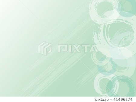 和柄緑筆書き背景 41496274
