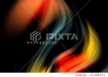 Fluid liquid colors design, colorful marble or plastic wavy texture background, glowing multicolored Fluid liquid colors design, colorful marble or plastic wavy texture background, glowing multicolored 41496451
