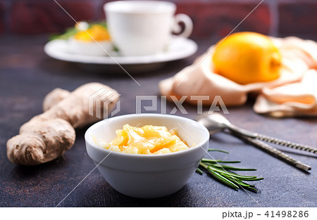 honey with lemon and ginger honey with lemon and ginger 41498286