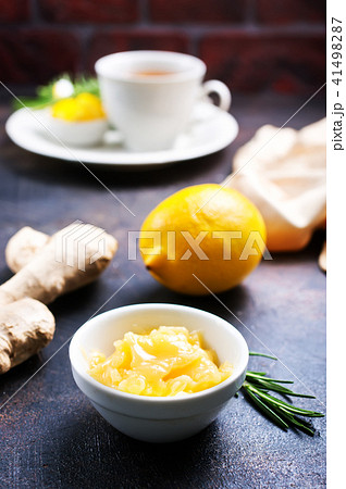 honey with lemon and ginger honey with lemon and ginger 41498287