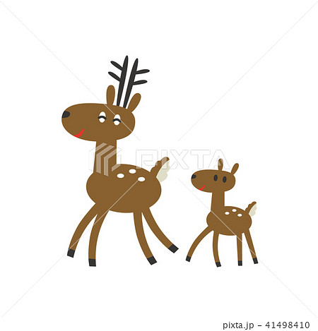 えぞしか親子 えぞしか親子 41498410