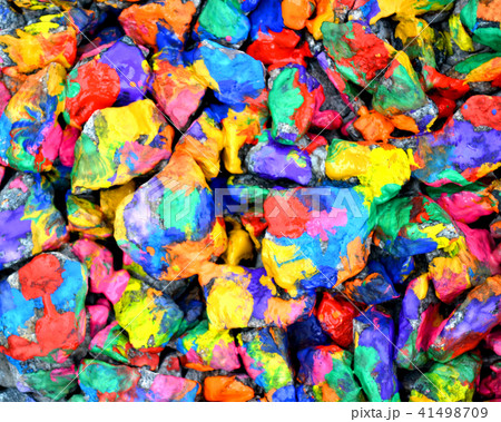 abstract background of the plane lying on colored stones 41498709
