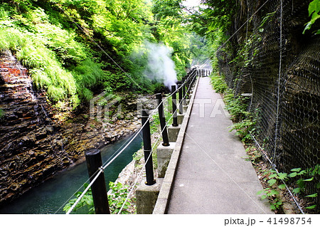 小安峡の大噴湯 41498754