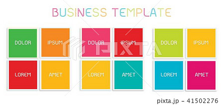 Set of Infographic Elements Templates for Business 41502276