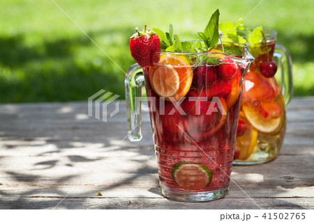 Homemade lemonade or sangria Homemade lemonade or sangria 41502765