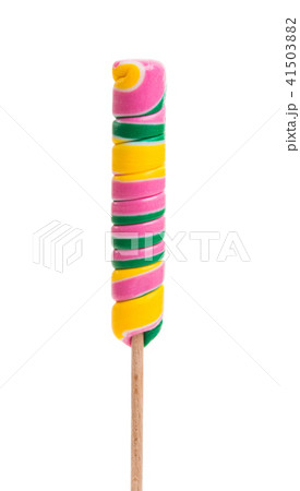 lollipops on a stick isolated 41503882