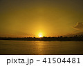 【ブラジル】アマゾン川に沈む夕日 41504481