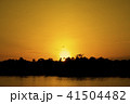 【ブラジル】アマゾン川に沈む夕日 41504482