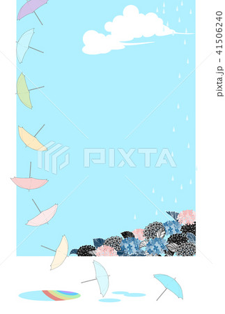 紫陽花と傘2 41506240