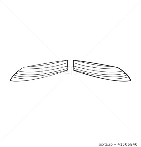 Sketch of a mustache 41506840