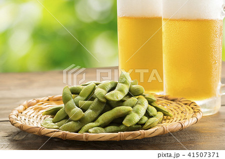 ビールと枝豆 41507371